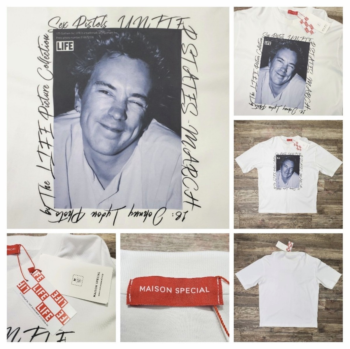 Rare Sex Pistols Johnny Rotten Maison Special X Time Magazine T 
