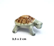 tortue en porcelaine, figurine de collection, turtle, schildpad  Gtp17-24