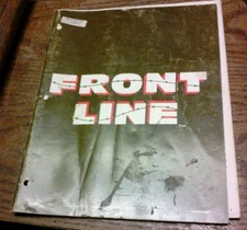 Taito FRONT LINE Arcade Video Game Manual - good used original