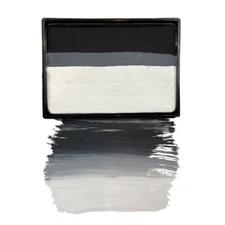 Paradise AQ Prisma face body paint makeup AQUA blendset MEHRON,Black,White,Gray