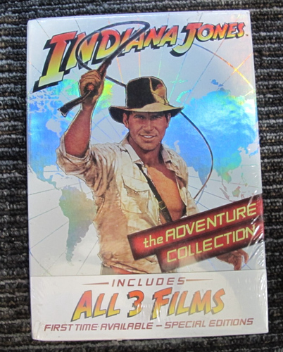 Indiana Jones - The Adventure Collection (DVD, 2008, 3-Disc Set Widescreen) -New