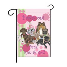Dog Party Garden Flag Double Sided 12" x 17"