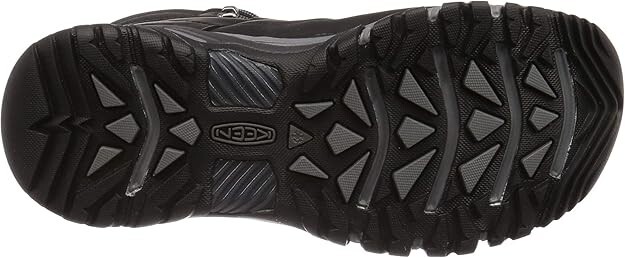Stivali da neve KEEN uomo Targhee pizzo alto polare impermeabili isolati nero corvo 9