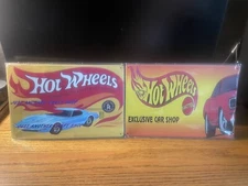 HOT WHEELS CAR/CRAFTS SHOPS METAL SIGN 8”x12”L NEW WRAPPED PLASTIC FOR MANCAVE