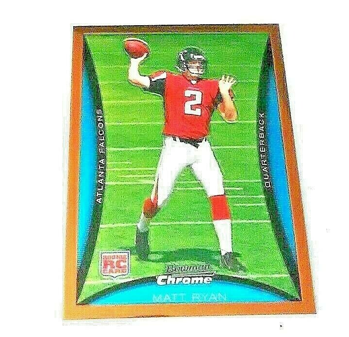 2008 bronze BOWMAN CHROME TOPPS RC #267/329 MATT RYAN Mt  BC59 