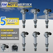 Pack of 6 Ignition Coil For Dodge Jeep Mitsubishi 02-09 3.7L V6 UF270 56028138