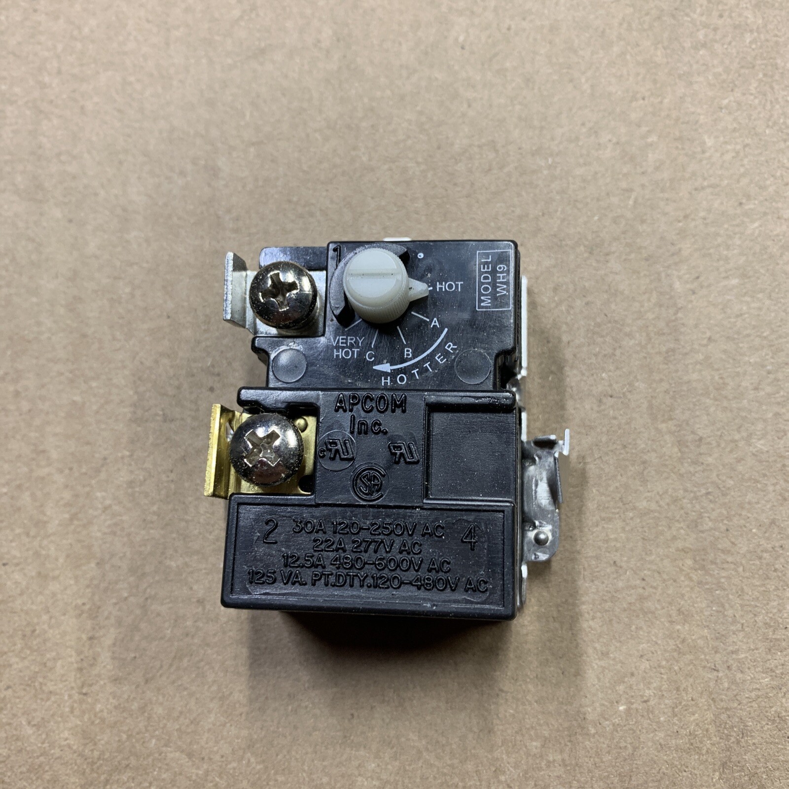 WH9 Apcom Electric Water Heater Thermostat for Lower Element Thermodisc WH5  New | eBay