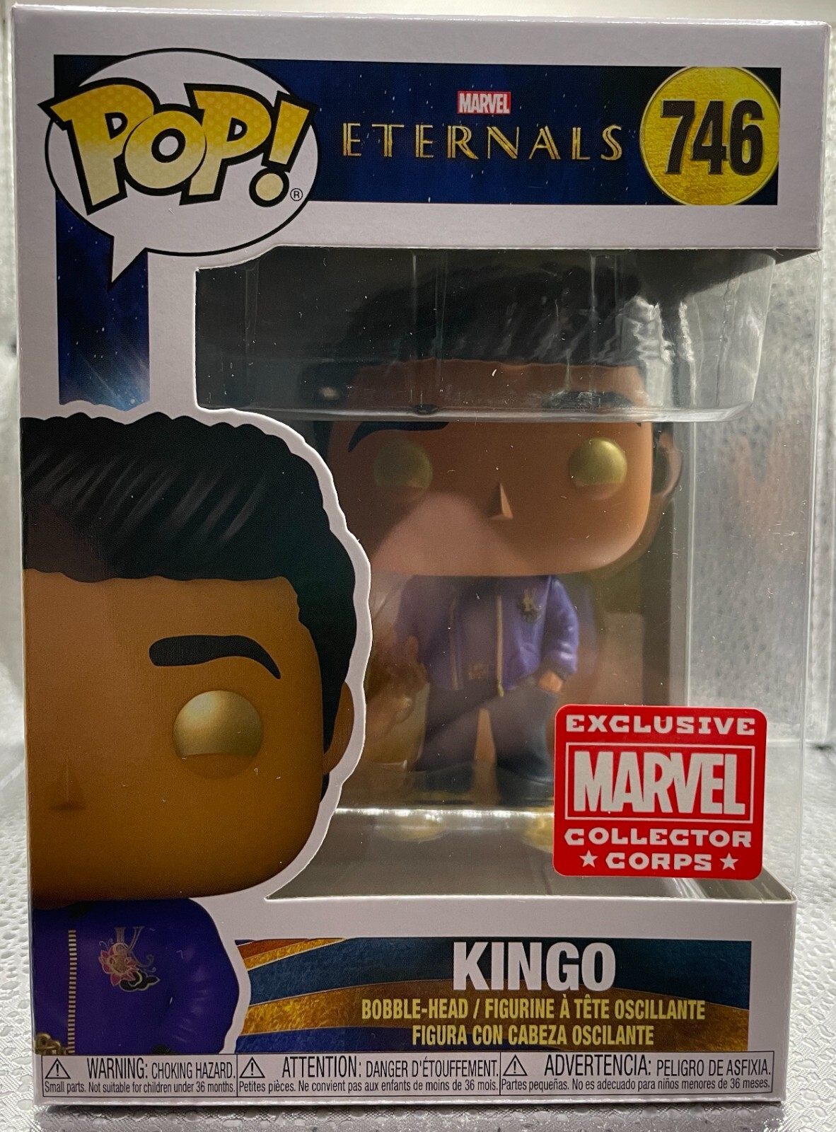 Funko Pop! Marvel Kingo #746 Eternals (Collector Corps Exclusive)