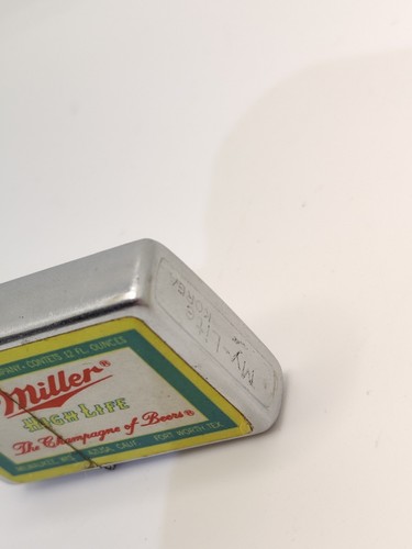 Vintage WIND PROOF MILLER High Life Advertising LIGHTER  My Lite  - Picture 12 of 13