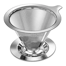 Pour Over Coffee Dripper, Slow Drip Paperless Coffee Filter, coffee dripper 