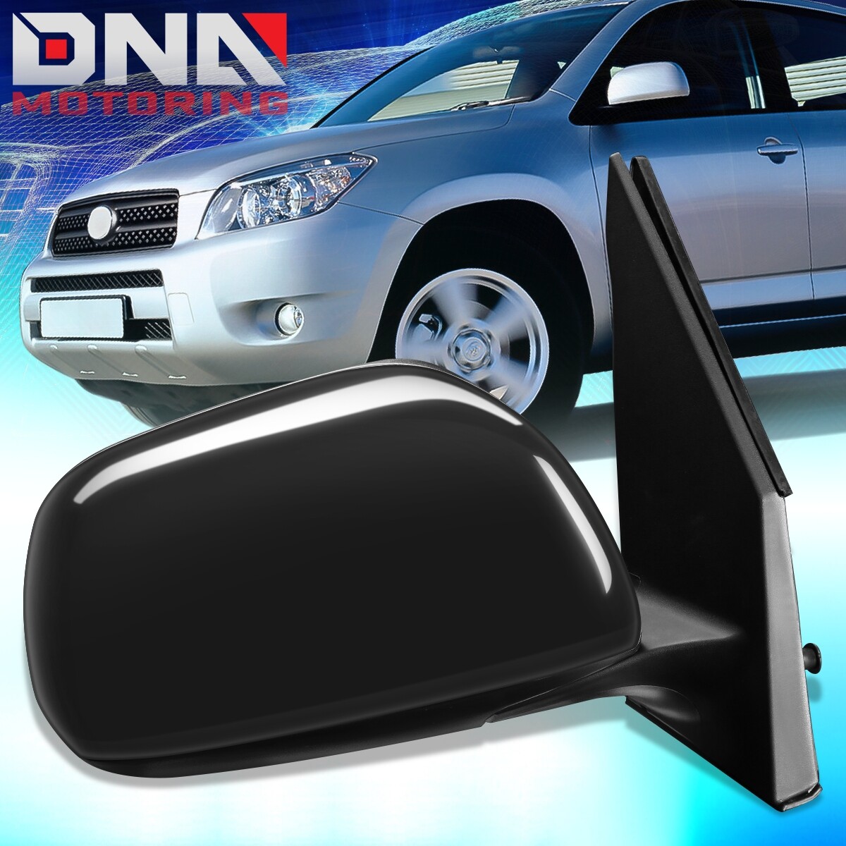 DNA Motoring Powered & Heated Right Side Door Mirror For 06-08 Toyota RAV4 - Factory Style Replacement - View #10
