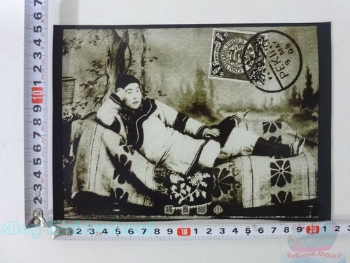 Matted 8"x6" Old Photograph a foot-binding lady woman of Late Qing China 1919s - Picture 3 of 3
