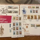 First Day Covers Isle Of Man 1986 Job Lot X8  Stamp Colllection