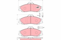 TRW Bremsbelagsatz, Scheibenbremse GDB3353 FüR Ford Mazda