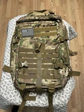 New Unbranded Large 14x19 Camo Backpack, Multiple Pockets