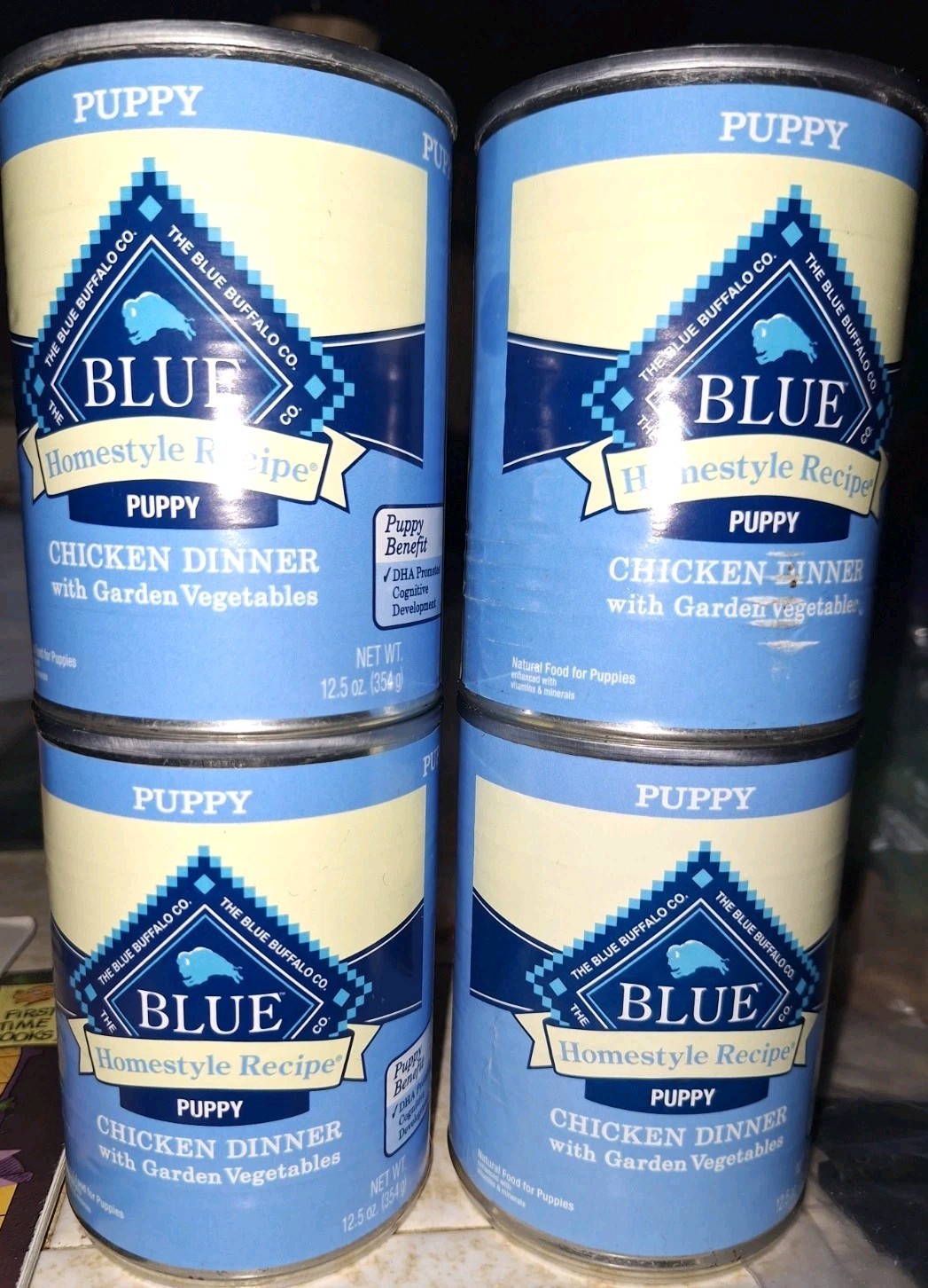 For Puppies Chicken 4 Cans 12.5 Oz.