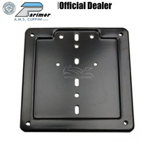 PORTA TARGA IN METALLO NERO PER MOTO E SCOOTER DA 125 IN POI TARGHE VECCHIE