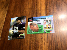 1992 MIKE MOONEY OILERS   VTG MINT ROOKIE CARD TOPPS STADIUM 463. rookie card picture