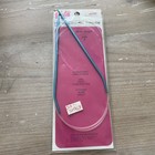 Scovill Hero Nylon Metal Circular Knitting Needle Size 3 29inch Vintage USA — photo 1