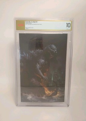 PSA 10 Gold Label GODZILLA: IN HELL #1 SEPTEMBER 2025 REPRINT NYCC BLUE...