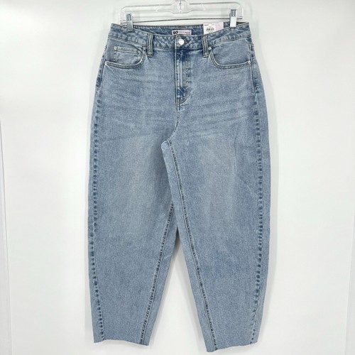 SO Barrel Balloon Wide Leg High Rise Light Wash JEANS Women’s Junior Size 11 New