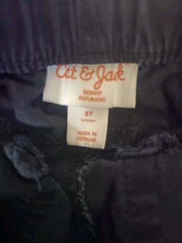 Cat & Jack Jogger Pants Boys Size 5t Distressed Gray - Picture 4 of 5