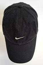 Vintage Nike Golf Hat Cap Classic Swoosh Blac...