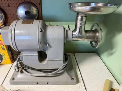 Hobart No. 25404 Electric Meat Grinder 1/2 HP Hub Size 12 MPN 25404