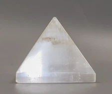 70MM Selenite Metaphysical Aura Power Spirit Chakra Energy Healing Stone Pyramid