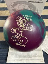 Disney Brunswick Minnie Mouse Cosmic Bowling Ball 8lbs 3oz
