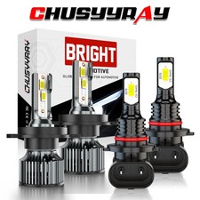 H4 LED Headlight Bulbs 9145 Fog Lights For Toyota RAV4 2001 2002 2003 2004 2005