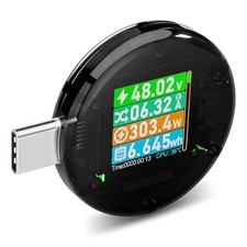 USB C Power Meter USB C Tester, USB Multimeter 4.5-50V 0-6A Touch Control
