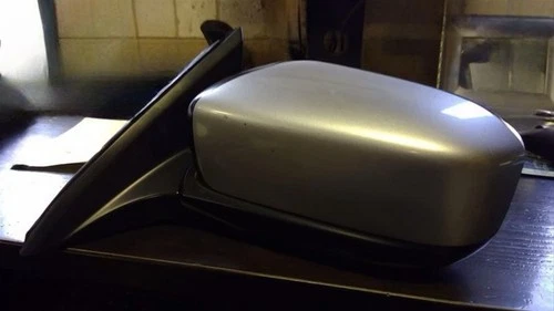 2003-2007 Honda Accord Left Driver Side View Mirror Door Assembly Silver Oem