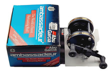 Abu Garcia Ambassadeur 550 Plus Blue NOS NIB New Baitcasting Reel Boxed