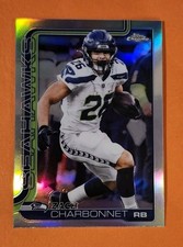 2025 Topps Chrome Refractor Zach Charbonnet #279
