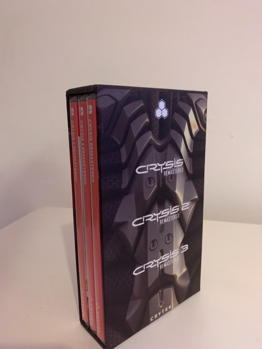 Crysis Remastered Trilogy Switch LRG Sealed 3 Games + Collector