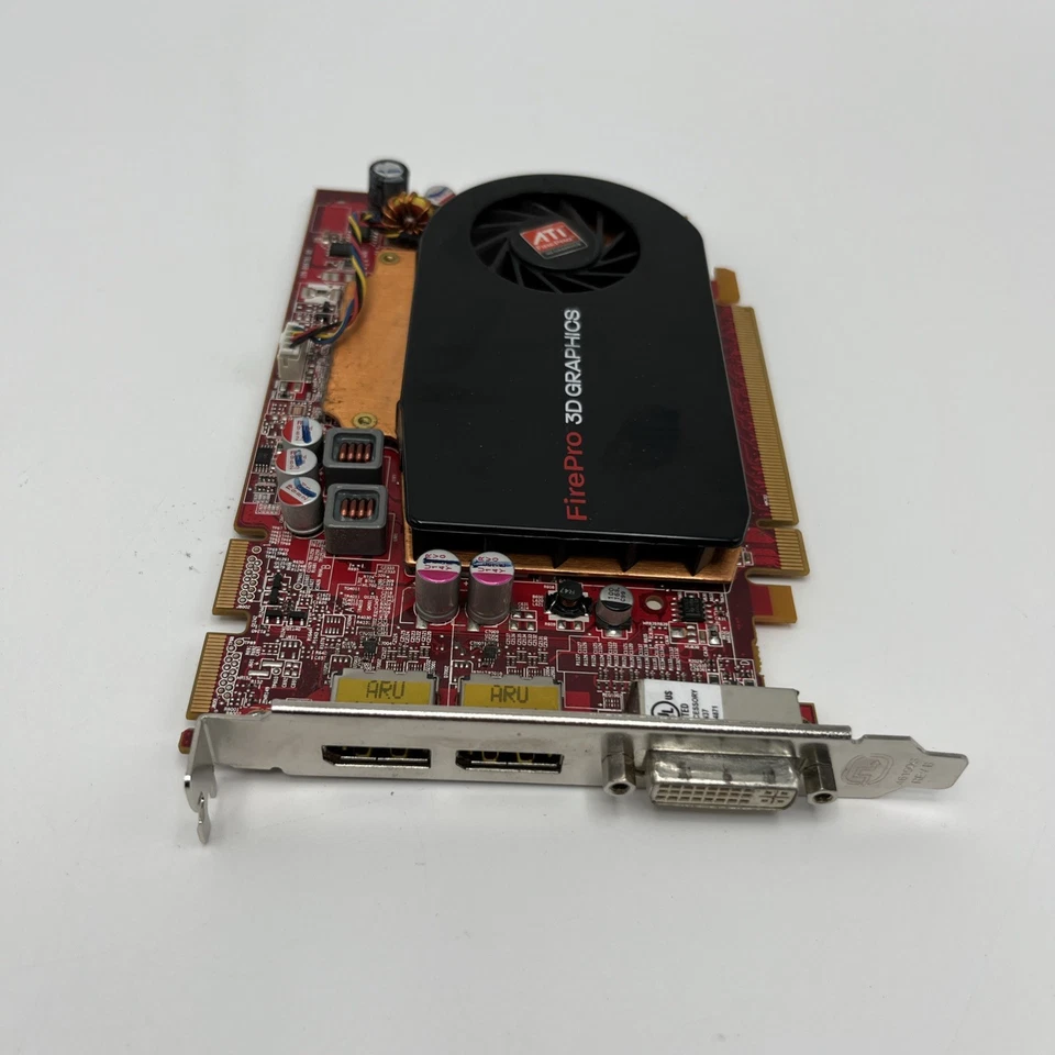 Dell ATI FirePro V3750 256MB GDDR3 PCIe Graphic Card Dell P/N: 0K730M Tested - Image 4 of 4