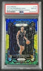 VICTOR WEMBANYAMA PSA 8 2023 PANINI PRIZM #136 CHOICE BLUE YELLOW AND GREEN RC 0
