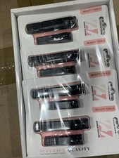 Makeup Posture Curved Metal Finger Nail Clippers Set Black Pink