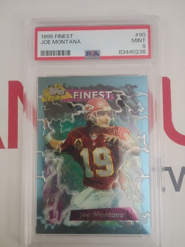 1995 Topps Finest - Joe Montana #90