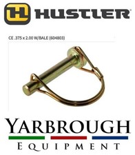 NEW, GENUINE, OEM HUSTLER / BIG DOG MOWERS DECK LIFT PIN W/ BALE #604803