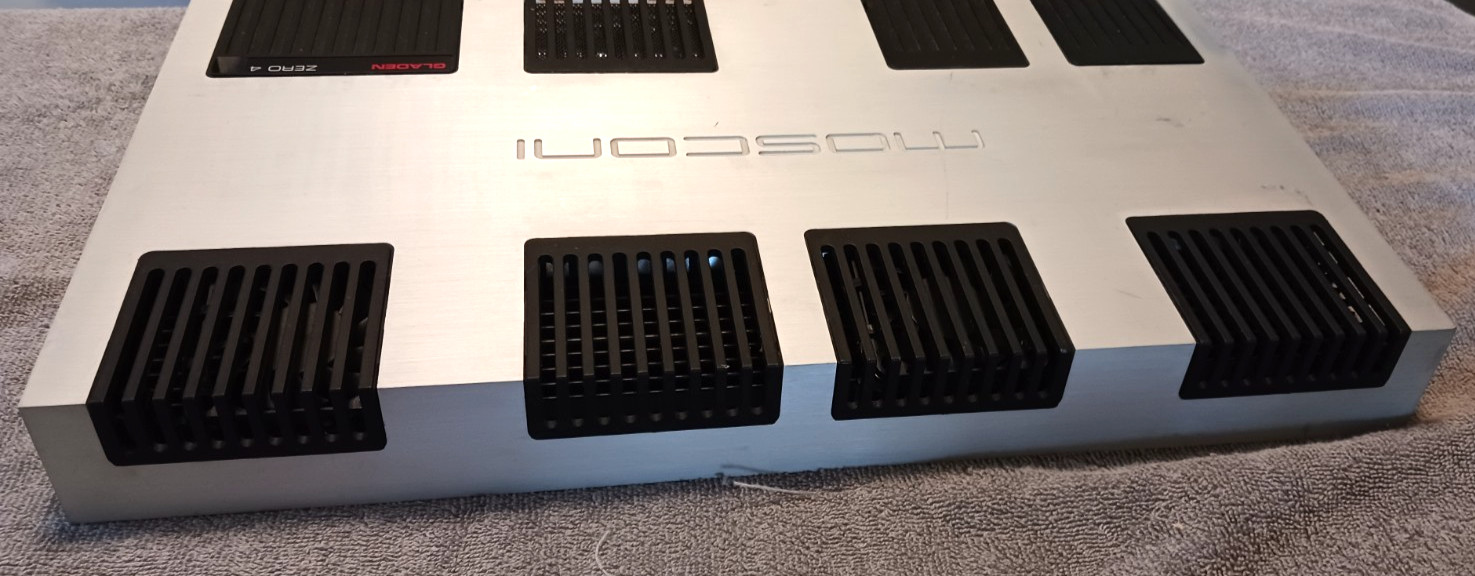 OLD SCHOOL MOSCONI GLADDEN ZERO 4 2700.00 SOUND QUALITY AMP FROM ITALY WORKS