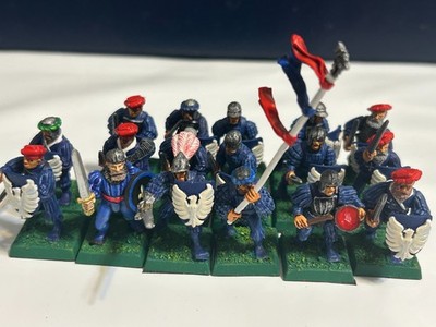 Warhammer Fantasy Empire Swordsman X17 incl Command Painted Age Of Sigmar