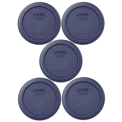 Pyrex 7202-PC 1137062 1 Cup Dark Blue Lid (5-Pack)