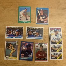 Phil Garner 18 Card Lot. Dodgers Astros Brewers Pirates