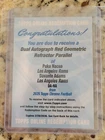 Redemption /5 Dual Auto Puka Nacua Davante Adams Red Geometric 2025 Topps Chrome