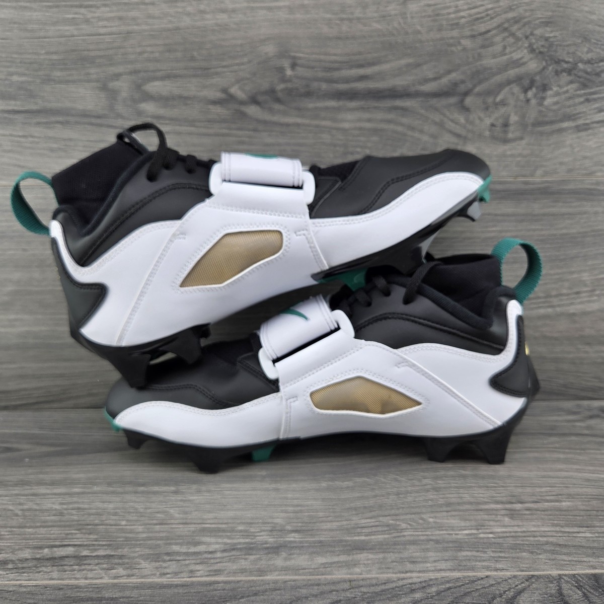 Nike Air Diamond Turf 93 TD 11.5 Mens Black White Deion 