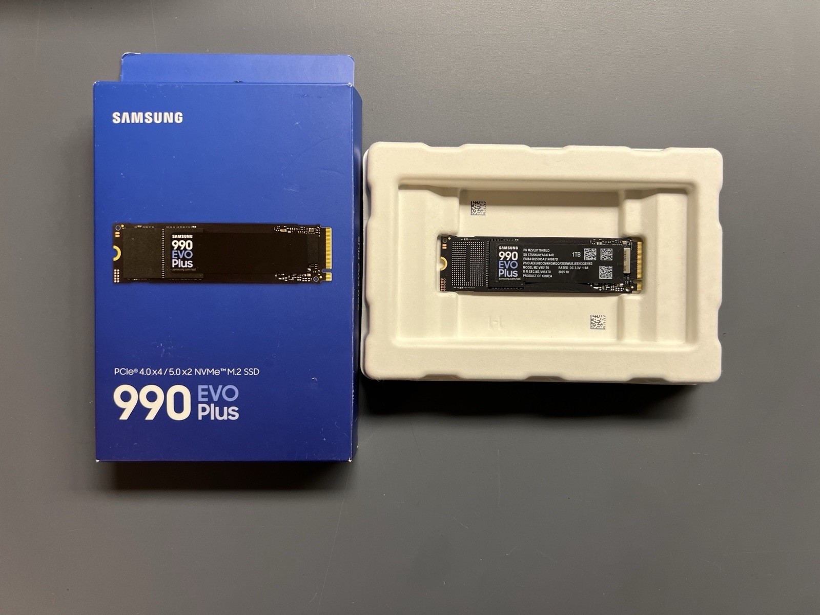 Samsung 990 EVO Plus 1TB NVMe M.2 PCIe Gen 4.0/5.0 2280 SSD