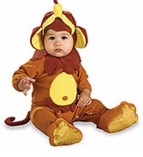 Baby Monkey See, Monkey Do Halloween Costume Size 6-12 Months