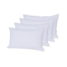 Standard Pillow Protector with Zipper 4 Pack,Waterproof Pillow Covers Encasem...